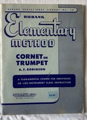 Lot of 3 Vintage Rubank Elementary Method Books Clarinet Flute Trumpet Cornet