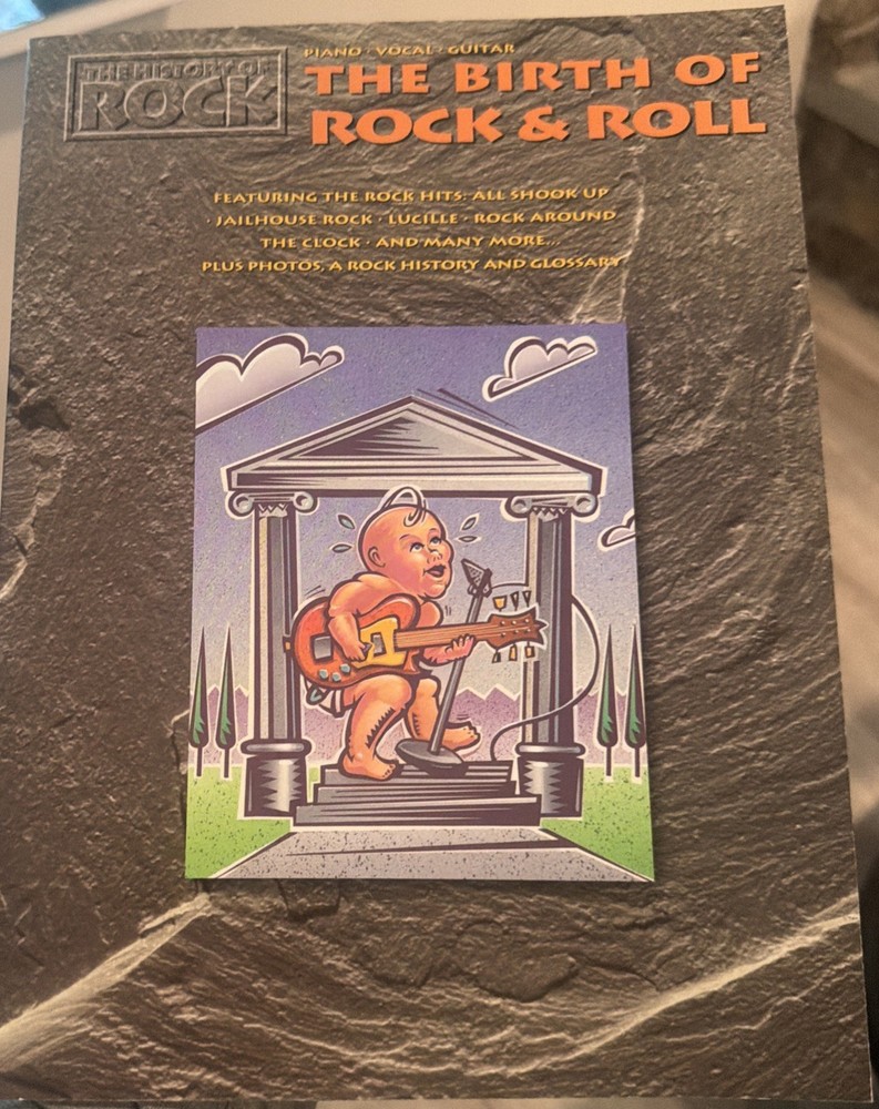 1950’s Pop Rock Compilation Songbook Birth Of Rock & Roll Guitar Piano Voice New