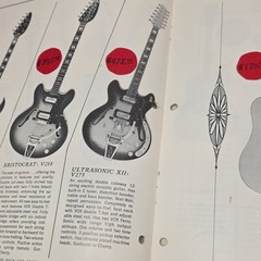 Original Vox Musical Instruments Catalog 1968 Beatles Cover Used From Music Shop
