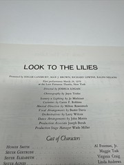 Vtg 1963 « Look To The Lilies » Broadway Vocal Selection Piano First Performance
