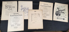 LOT of 29 Folios Antique SHEET MUSIC 1870s-1900s Chicago IL English German