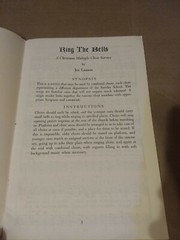 Vintage 1964 Ring The Bells, Joy Larson. Christmas multiple choir service