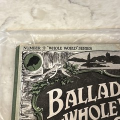 Ballads The Whole World Sings Songbook 1917 Vintage D. Appleton & Co
