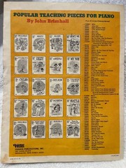 RAINDROPS KEEP FALLIN&rsquo; ON MY HEAD, BRIMHALL PIANO VINTAGE 1969 SHEET MUSIC