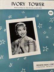 Ivory Tower, Cathy Carr 1956 sheet music
