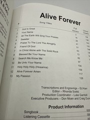 Travis Cottrell Alive Forever Song Book – Piano, Vocal, Guitar Hosanna! Music