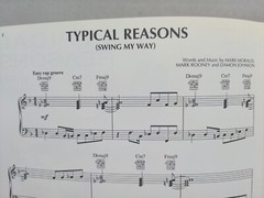 Typical Reasons Swing My Way Markie Dee Sheet Music 90s Hip Hop Rap F5J