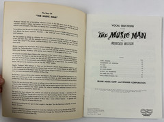 Vtg 1957 Vocal Selections From The Music Man Musical Sheet Music Book