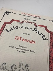 Vtg Life Of The Party Lyric Booklet 175 Songs Big 3 Music USA 1976 Songbook