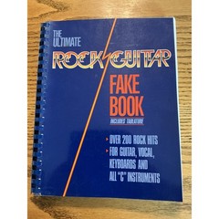 The Ultimate Rock Guitar Fake Book Hal Leonard Tablature 200+ Songs Vintage 1988