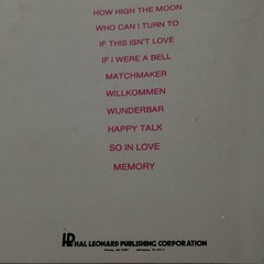 Easy Piano Songbook Broadway Memory Plus 15 Broadway Hits Dan Fox 1984 VG Cond A