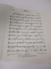 Stan Pethel Essay for B Flat Trumpet and Piano Sheet Music Theodore Presser