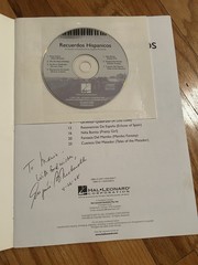 2007 RECEURDOS HISPANICOS SHEET MUSIC BOOK