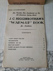 2 ~ J. C. Higginbotham&rsquo;s Warm UP Books, Trombone & Trombone Piano Accompaniment