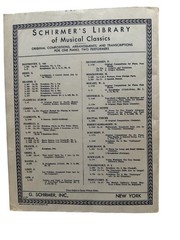 Zephyrs From Melodyland Piano Four Hands Krogmann Op15 Schirmer Sheet Music Book