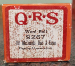 QRS Music Word Player Piano Rolls PICK FROM A LIST – ASSORTED TITLES ALL TESTED