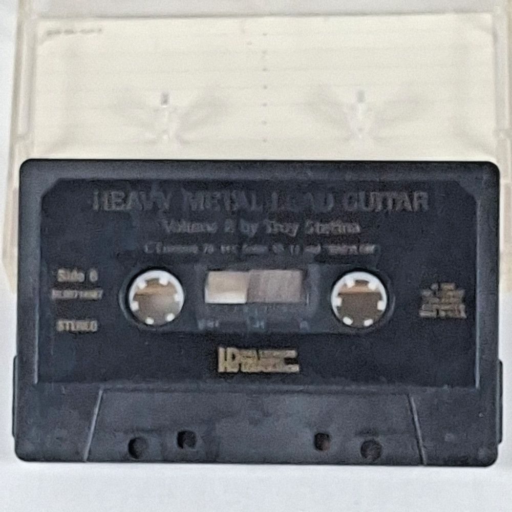 1987 Hal Leonard Heavy Metal Lead Guitar Vol 2 Troy Stetina Cassette Tape VTG