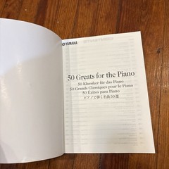 Yamaha 50 Greats For The Piano Sheet Music – Ripped