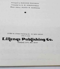Eleanor Whitsett Christmas Carol Ensembles Lillenas 1963 Vocal Piano Sheet Music