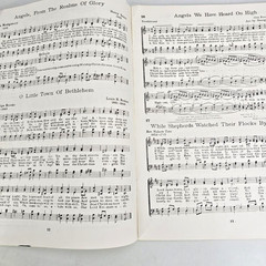 World Famous Christmas Songs Piano Vocal Red Songbook Music Songs 1957 Vtg MCM