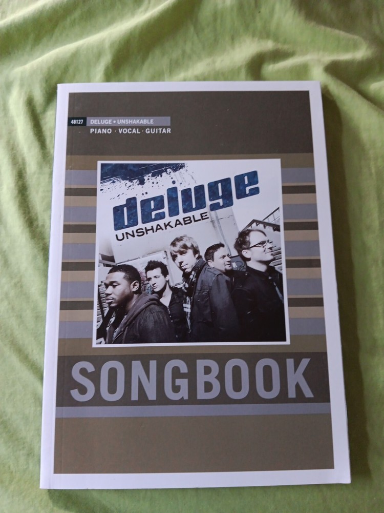 Deluge -Unshakable- Songbook -Piano, Vocal, Guitar Tab book