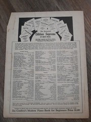 1924 General Grant&rsquo;s Grand March. E. Mack. Sheet Music