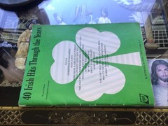 Vintage “40 Irish Hits Through The Years » Music Book M. Witmark & Sons