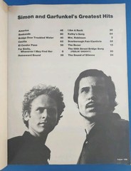 1968 Simon and Garfunkel’s Greatest Hits Paperback Sheet Music Piano Vintage