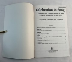 Celebration in Song Childrens Choir Christmas Around World Teachers Ed Music