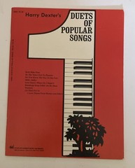Vintage 1971 Harry Dexter’s Duets of Popular Songs – Sheet Music for Piano