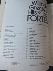 World&rsquo;s Greatest Hits Of The Forties 1971 Charles Hansen Songbook P/ G/V G550