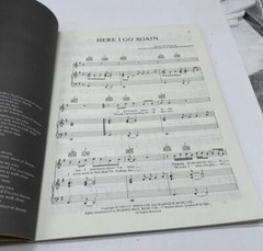 Whitesnake 1987 Sheet Music Book Guitar Vocal Here I Go Again Is this Love ROCK
