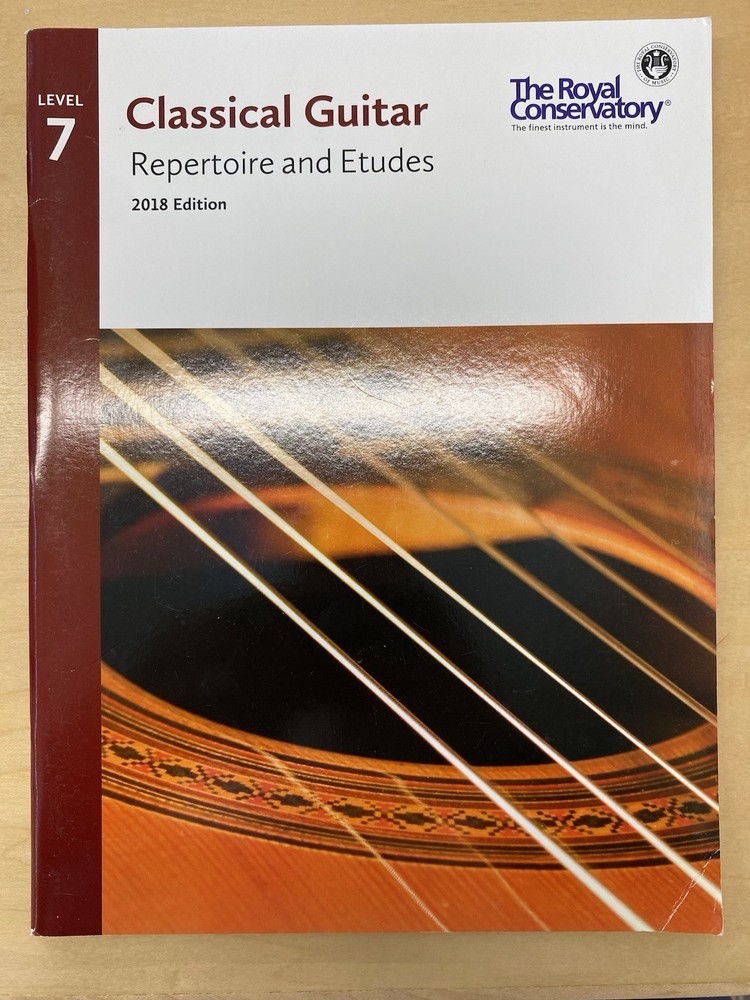Classical Guitar Repertoire And Etudes Level 7 The Royal Conservatory Study Book