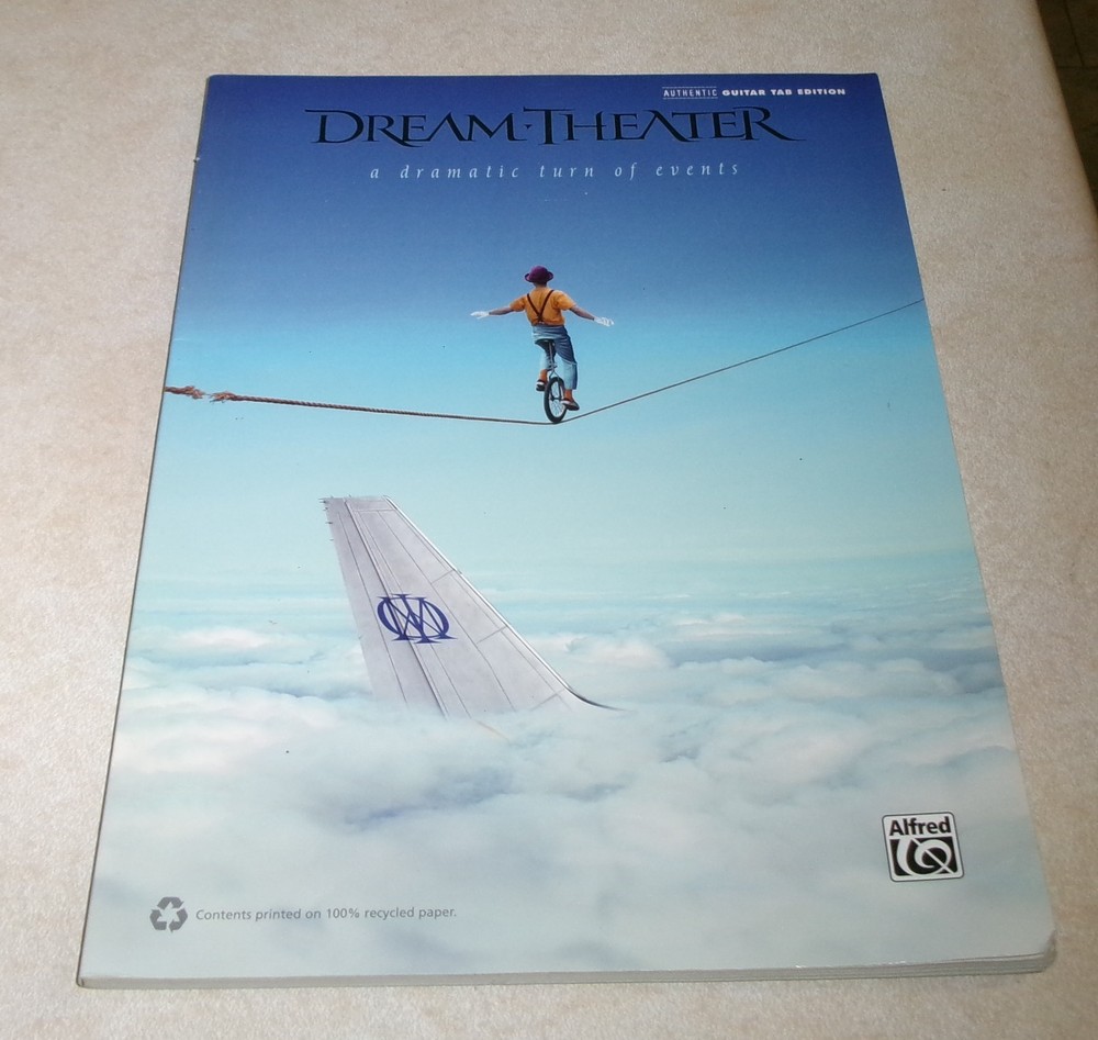 Dream Theater A Dramatic Turn of Events Songbook 128 Pages