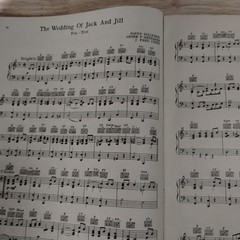 Vintage Sheet Music Book 1937 Dance Folio No. 1 Piano w/Guitar 56 Pages
