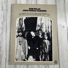 Bob Dylan John Wesley Harding Vintage Sheet Music Songbook Piano Vocal Guitar