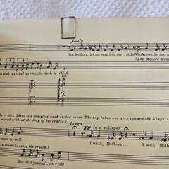 Amahl and the Night Visitors Menotti Schirmer Vocal Score Sheet Music 1952