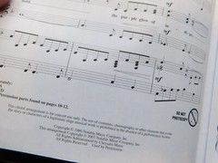 The Colors of My Life – 2007 sheet music – SSA Vocal & Piano, String bass, Perc