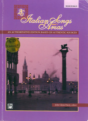 26 Italian Songs Arias Songbook w CD Medium High Voice Piano 1991 Paton