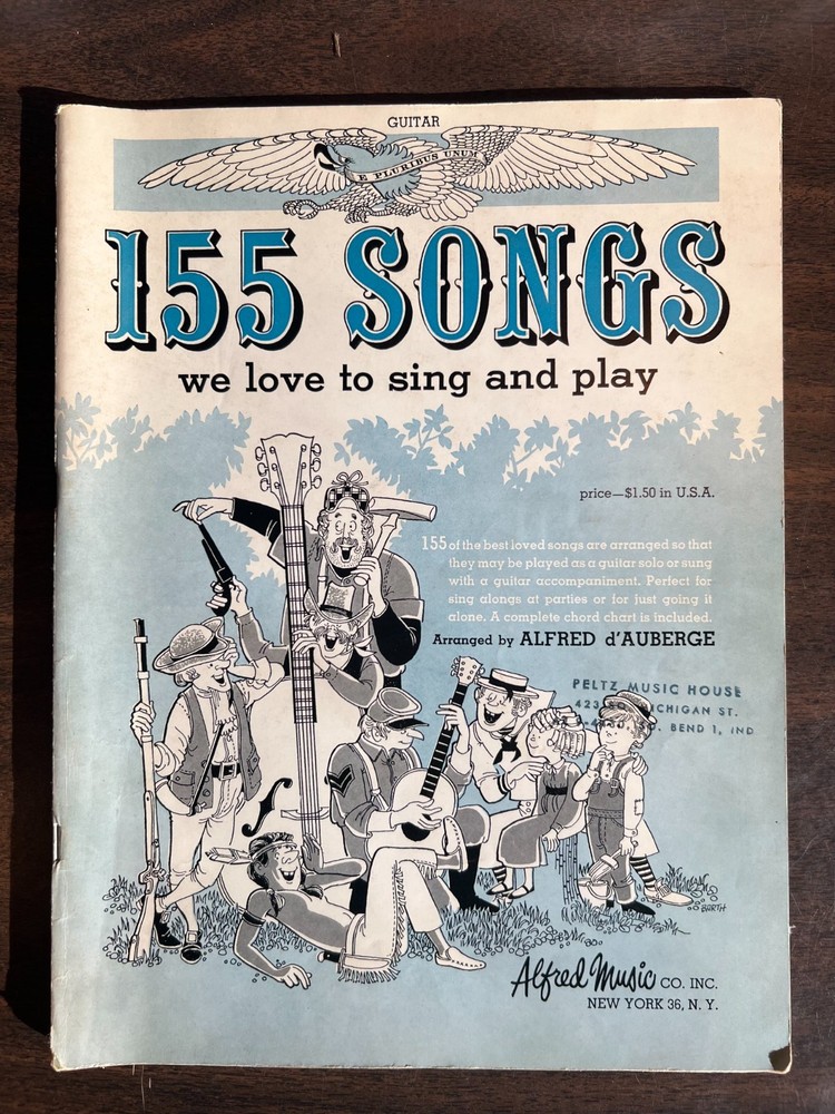 VTG – Guitar, Piano & Vocals – « 155 Songs We Love To Sing and Play » – Timeless