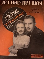 Vintage Mixed Lot of 5 Sheet Music 1940’s-50’s Bing Crosby Classics from Movies