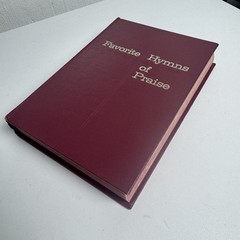 Favorite Hymns of Praise Hymnal Piano Song Book USA 1973 Religious Christian