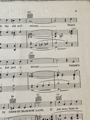 1937 IT LOOKS LIKE RAIN IN CHERRY BLOSSOM LANE Sheet Music GUY LOMBARDO, Leslie