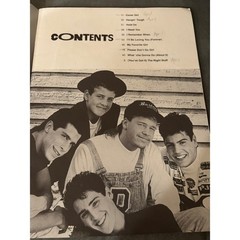 Vintage Hal Leonard New Kids on the Block Sheet Music Book Hangin Tough 1989 Pop