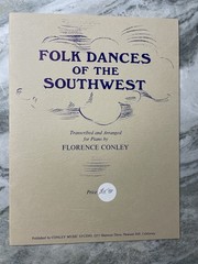 Folk Dances of the Southwest Arranged for Piano by Florence Conley VTG Sheet Mus