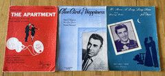 Mixed Lot of 47 Vintage 1940&rsquo;s Piano Vocal Sheet Music. Folk, Pop, Etc.