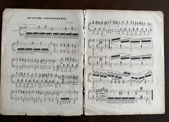1850s Patriotic Austrian & Russian National Anthems Sheet Music Piano Ferd Beyer