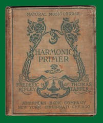 1902 Antique Hardcover Harmonic Primer Song Book 128 Pages VG-EX-Condition