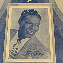 Vintage 1951 Sheet Music Poster – Nat King Cole – Too Young