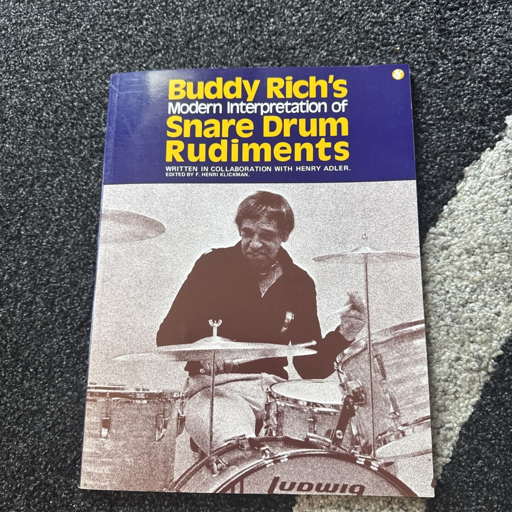 BUDDY RICH&rsquo;S MODERN INTERPRETATION OF SNARE DRUM RUDIMENTS JAZZ DRUMMING BOOK